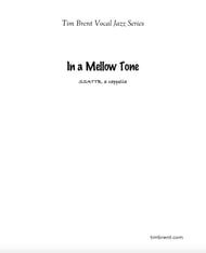 In A Mellow Tone (SSATTB) SSATTB choral sheet music cover Thumbnail